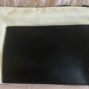 Black and Cream YSL Clutch Bag